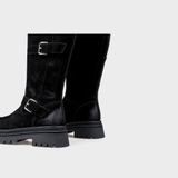 Giày Boots Nữ Mũi Tròn CHRISTINA-Q BOT133H