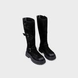 Giày Boots Nữ Mũi Tròn CHRISTINA-Q BOT133H