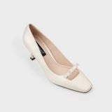 Giày Nữ Cao Gót Bít Mũi Vuông CHRISTINA-Q GBV179I