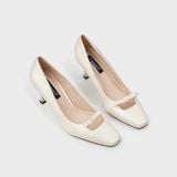 Giày Nữ Cao Gót Bít Mũi Vuông CHRISTINA-Q GBV179I