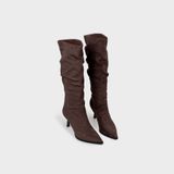 Giày Boots Nữ Cao Cổ Mũi Nhọn CHRISTINA-Q BON013H