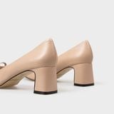 Giày Nữ Cao Gót Bít Mũi Tròn CHRISTINA-Q GBT115I