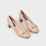 Giày Nữ Cao Gót Bít Mũi Tròn CHRISTINA-Q GBT115I