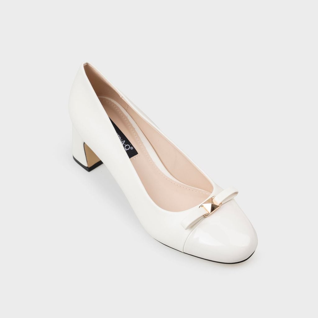 Giày Nữ Cao Gót Bít Mũi Tròn CHRISTINA-Q GBT115I