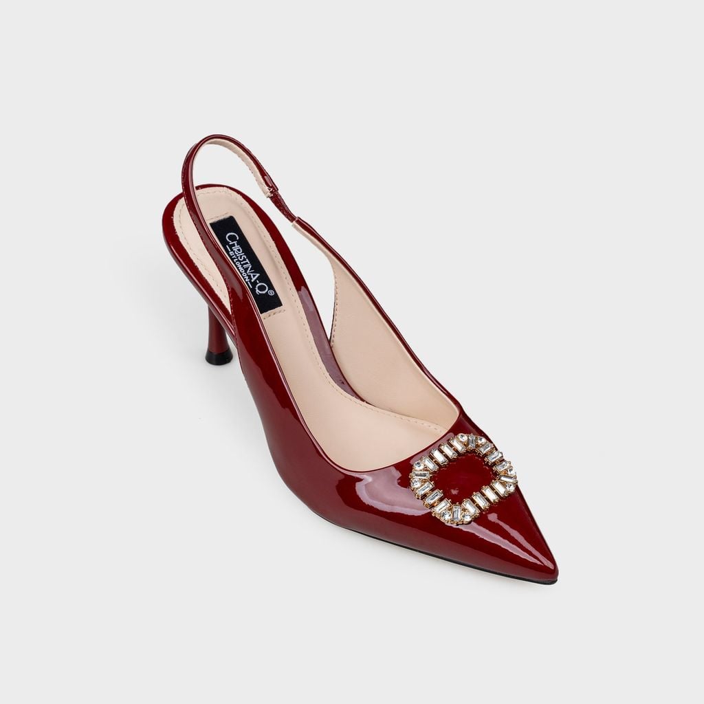 Giày Nữ Cao Gót Bít Mũi Nhọn CHRISTINA-Q GBN450H