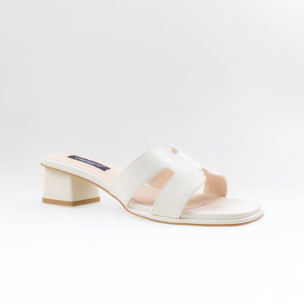 Guốc Nữ Gót Trụ CHRISTINA-Q GUN135K