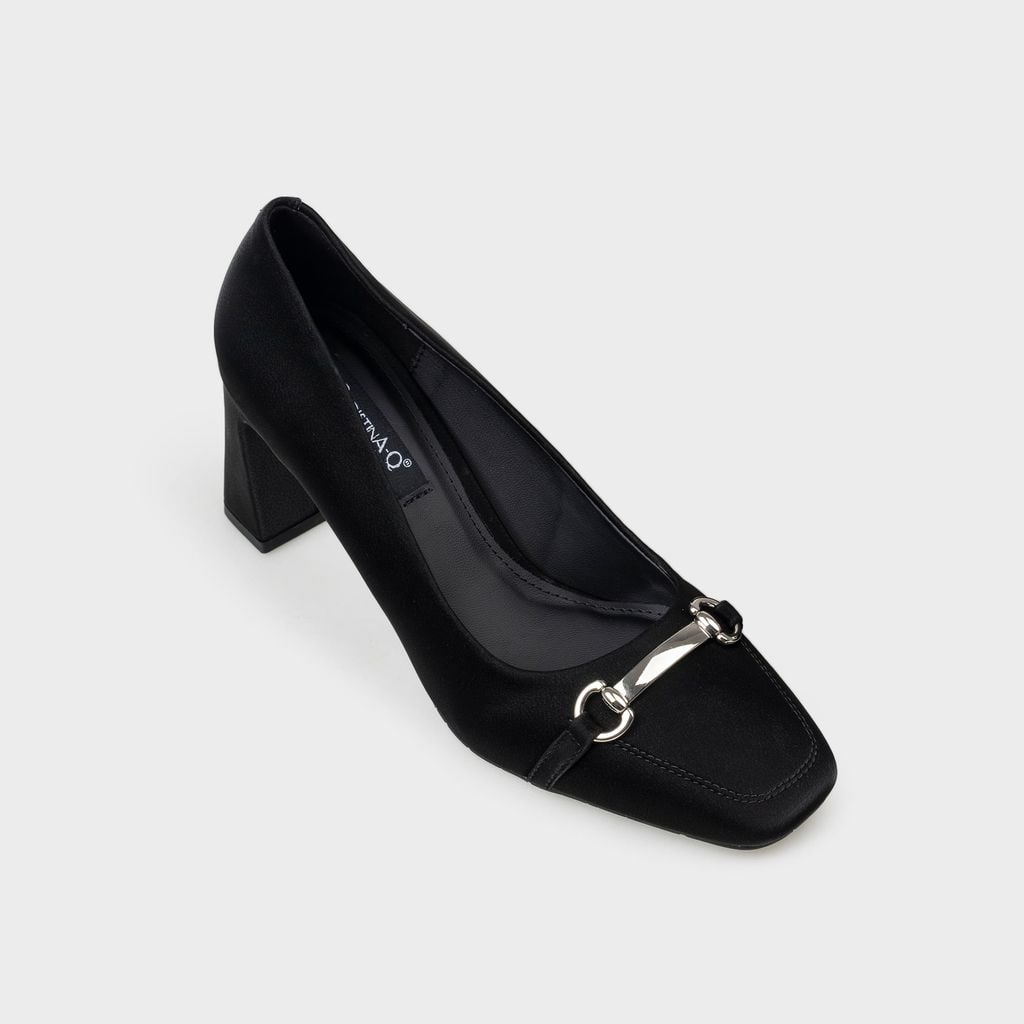 Giày Nữ Cao Gót Bít Mũi Vuông CHRISTINA-Q GBV177I