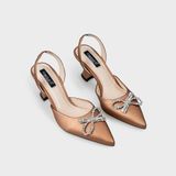 Giày Nữ Cao Gót Bít Mũi Nhọn CHRISTINA-Q GBN433H