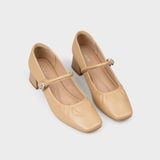 Giày Nữ Cao Gót Bít Mũi Vuông CHRISTINA-Q GBV174H