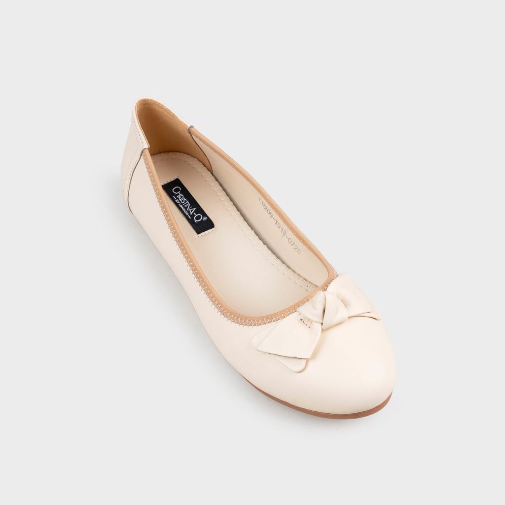 Giày Búp Bê Nữ Mũi Tròn CHRISTINA-Q GBB209I