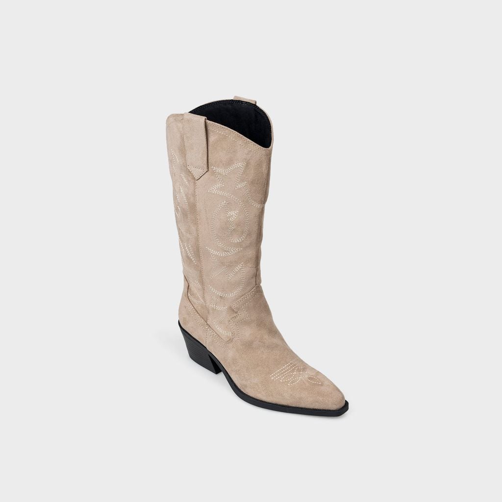 Giày Boots Nữ Mũi Vuông CHRISTINA-Q BOV029H