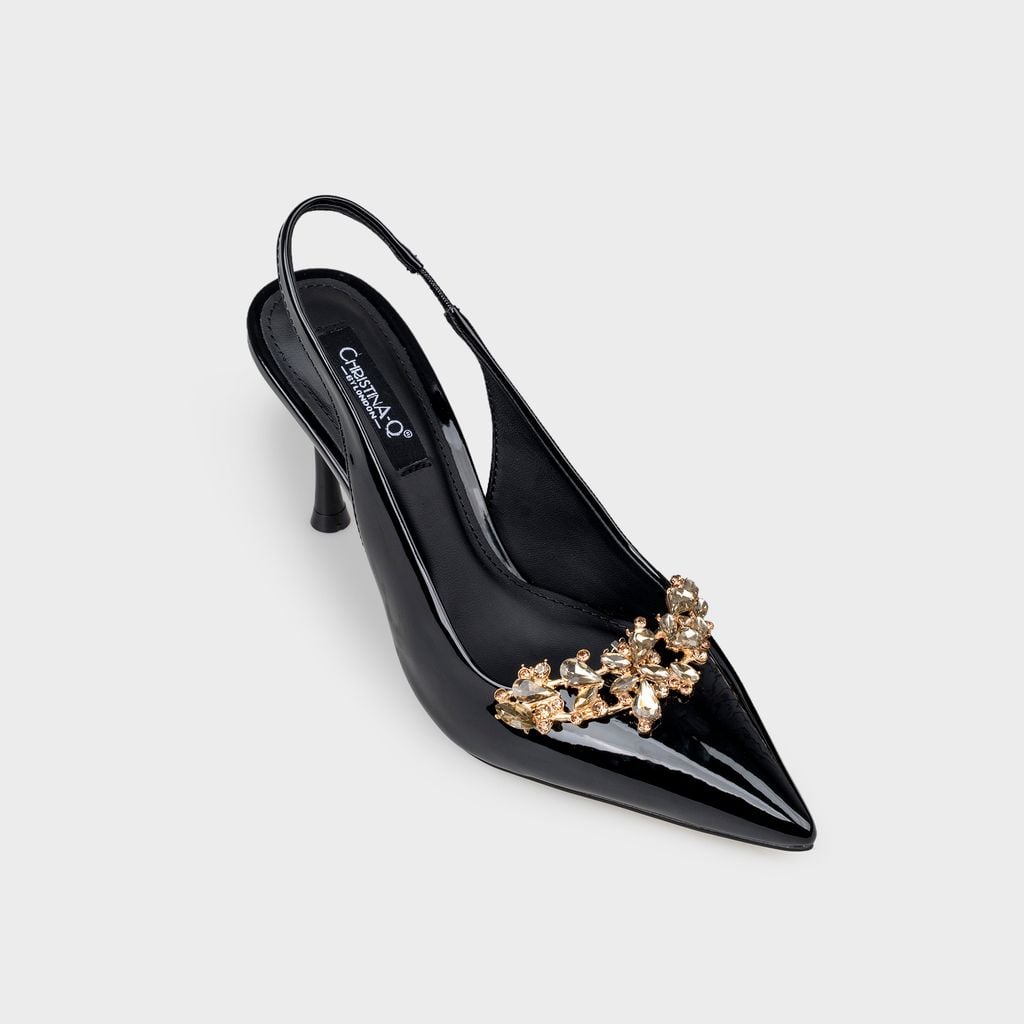 Giày Nữ Cao Gót Bít Mũi Nhọn CHRISTINA-Q GBN449H