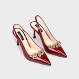 Giày Nữ Cao Gót Bít Mũi Nhọn CHRISTINA-Q GBN449H