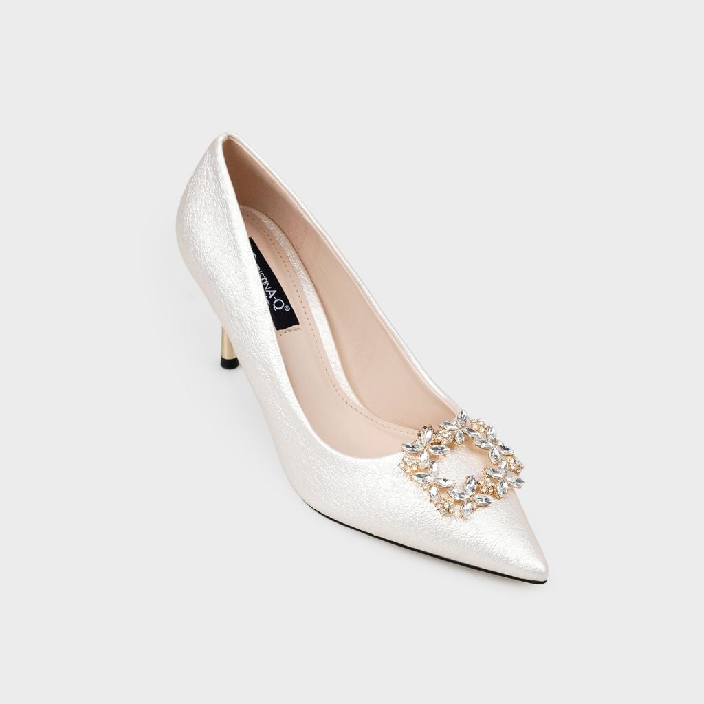 Giày Nữ Cao Gót Bít Mũi Nhọn CHRISTINA-Q GBN453H