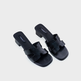 Guốc Nữ Gót Trụ CHRISTINA-Q GUN135K