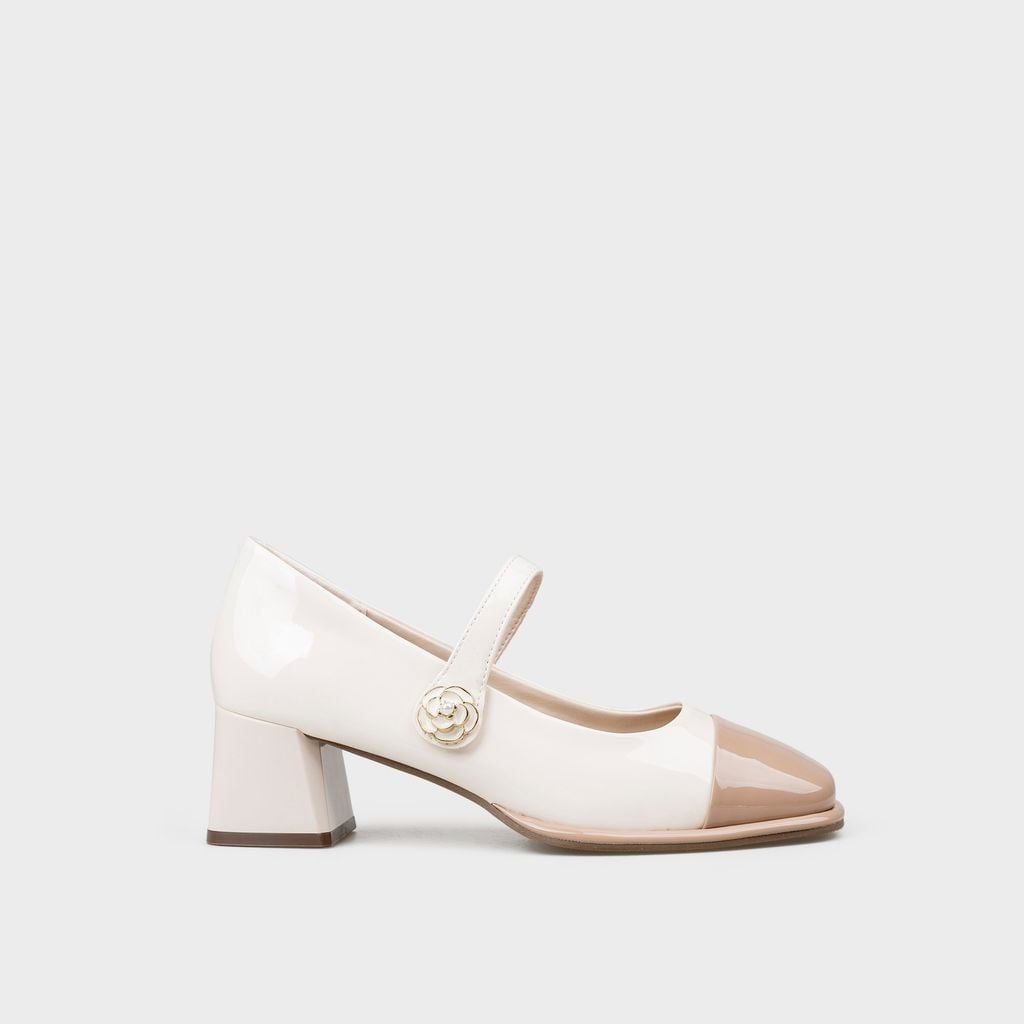 Giày Nữ Cao Gót Bít Mũi Vuông CHRISTINA-Q GBV173H