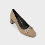Giày Nữ Cao Gót Bít Mũi Vuông CHRISTINA-Q GBV177I