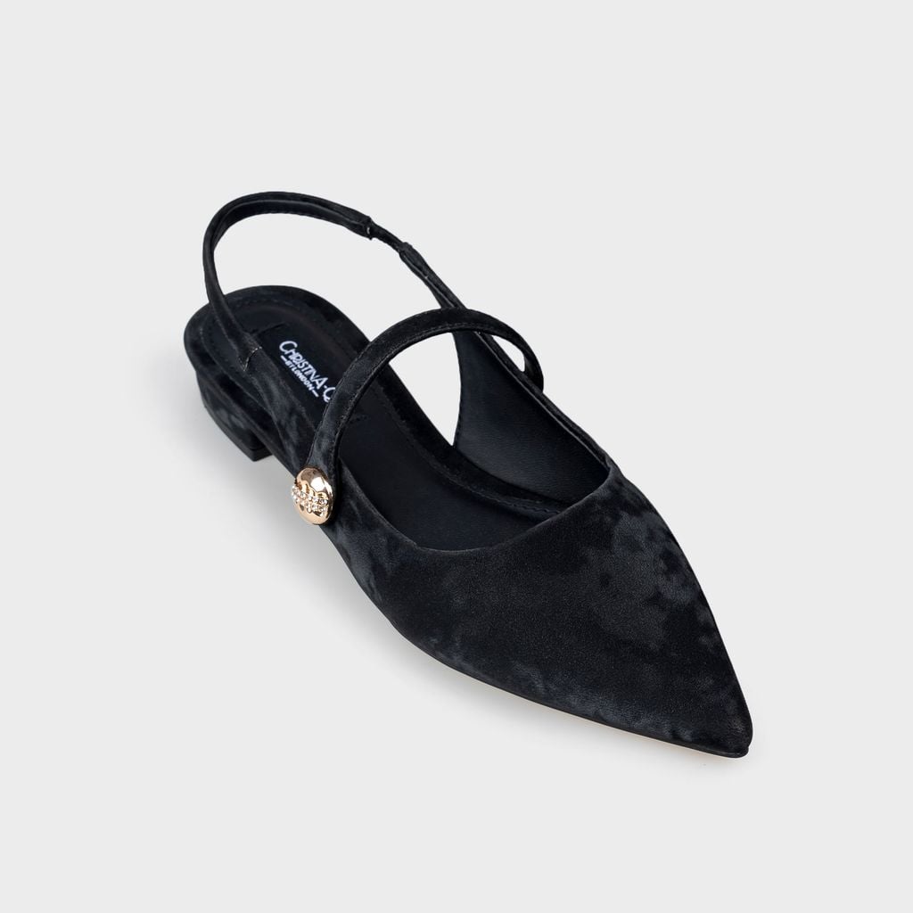 Giày Búp Bê Nữ Mũi Nhọn ChristinA-Q GBB214I