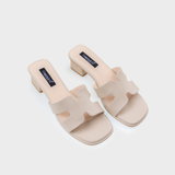 Guốc Nữ Gót Trụ CHRISTINA-Q GUN135K