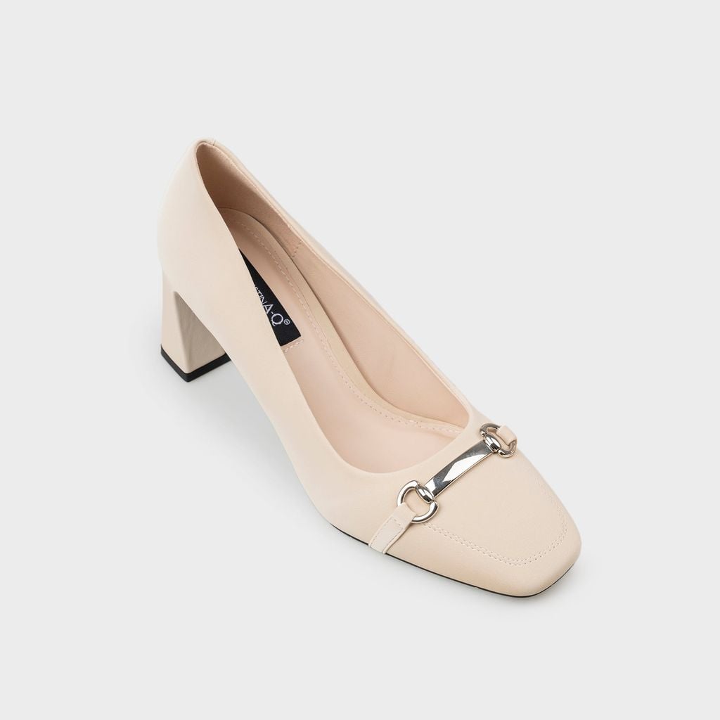 Giày Nữ Cao Gót Bít Mũi Vuông CHRISTINA-Q GBV177I