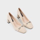 Giày Nữ Cao Gót Bít Mũi Vuông CHRISTINA-Q GBV177I