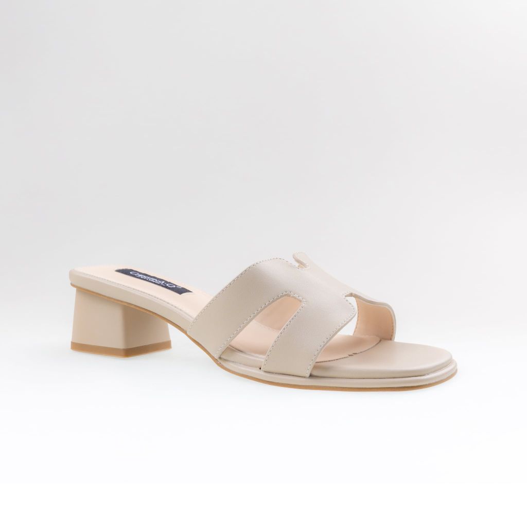 Guốc Nữ Gót Trụ CHRISTINA-Q GUN135K
