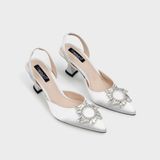 Giày Nữ Cao Gót Bít Mũi Nhọn CHRISTINA-Q GBN432H