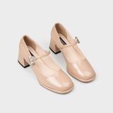 Giày Nữ Cao Gót Bít Mũi Vuông CHRISTINA-Q GBV186I