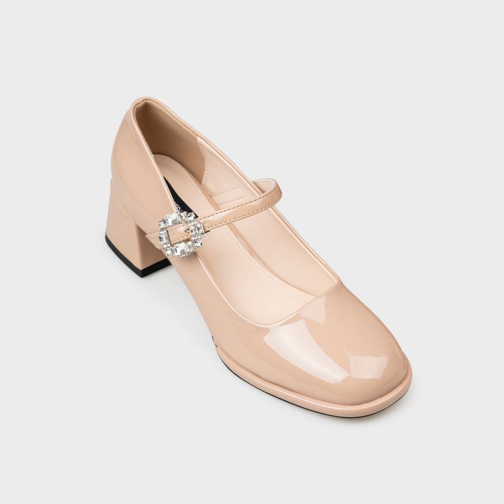 Giày Nữ Cao Gót Bít Mũi Vuông CHRISTINA-Q GBV186I