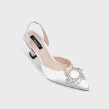 Giày Nữ Cao Gót Bít Mũi Nhọn CHRISTINA-Q GBN432H