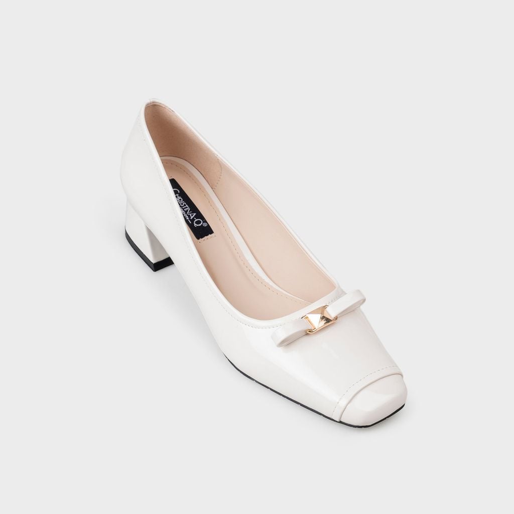 Giày Nữ Cao Gót Bít Mũi Vuông CHRISTINA-Q GBV161I
