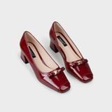 Giày Nữ Cao Gót Bít Mũi Vuông CHRISTINA-Q GBV161I