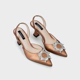 Giày Nữ Cao Gót Bít Mũi Nhọn CHRISTINA-Q GBN432H