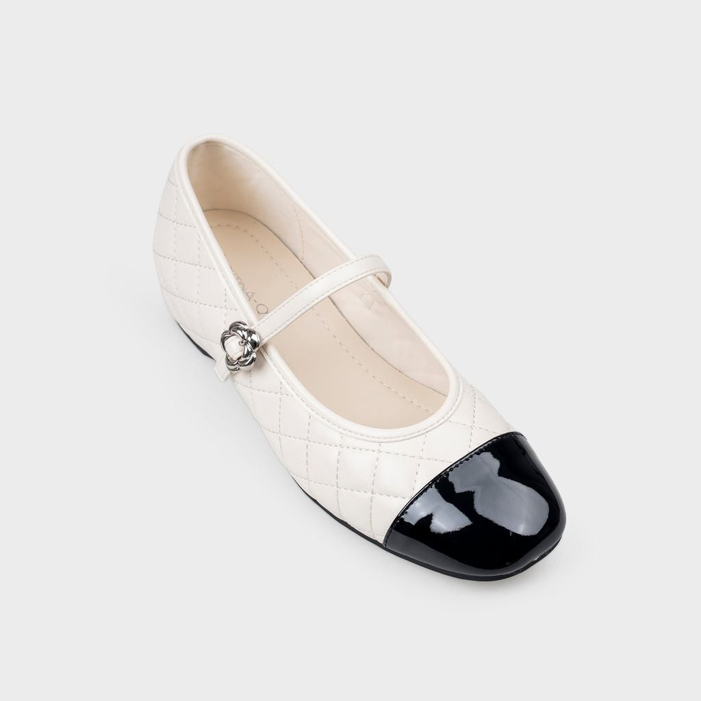 Giày Búp Bê Nữ Mũi Tròn CHRISTINA-Q GBB217K