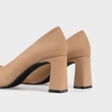 Giày Nữ Cao Gót Bít Mũi Vuông CHRISTINA-Q GBV146H