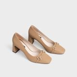 Giày Nữ Cao Gót Bít Mũi Vuông CHRISTINA-Q GBV146H