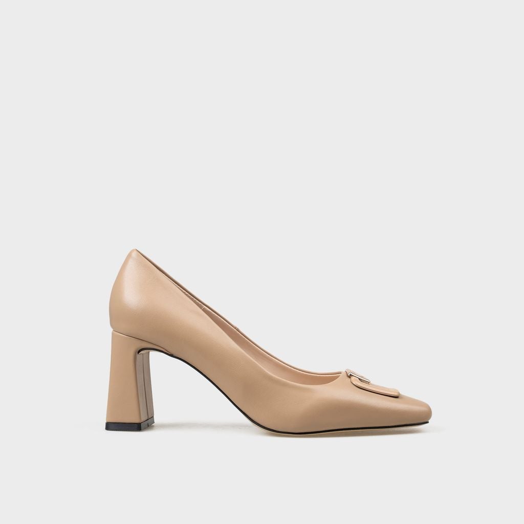 Giày Nữ Cao Gót Bít Mũi Vuông CHRISTINA-Q GBV178I