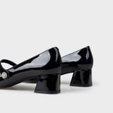 Giày Nữ Cao Gót Bít Mũi Vuông CHRISTINA-Q GBV163I