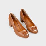 Giày Nữ Cao Gót Bít Mũi Tròn CHRISTINA-Q GBT112H