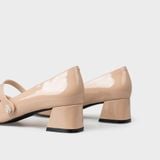 Giày Nữ Cao Gót Bít Mũi Vuông CHRISTINA-Q GBV163I