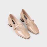 Giày Nữ Cao Gót Bít Mũi Vuông CHRISTINA-Q GBV163I