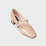 Giày Nữ Cao Gót Bít Mũi Vuông CHRISTINA-Q GBV163I