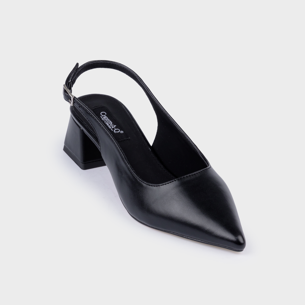 Giày Nữ Cao Gót Bít Mũi Nhọn CHRISTINA-Q GBN489K