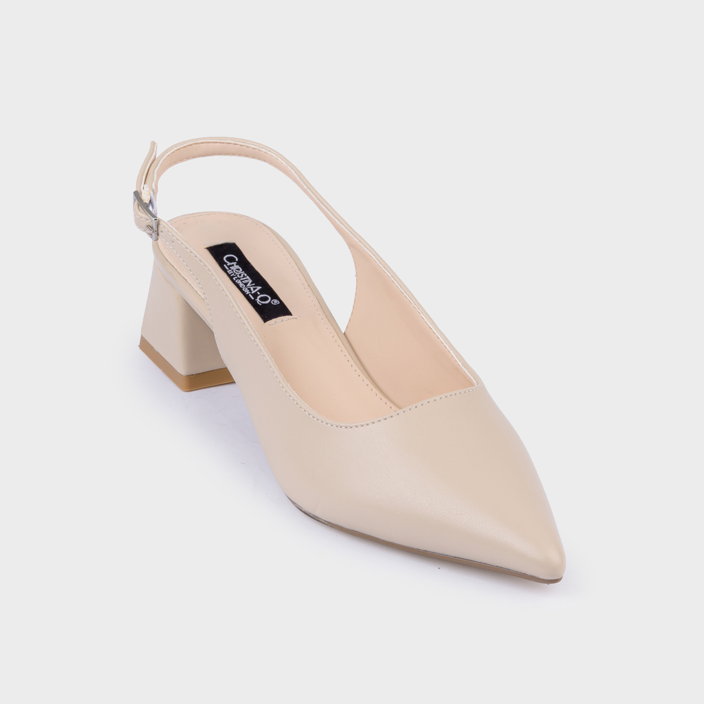 Giày Nữ Cao Gót Bít Mũi Nhọn CHRISTINA-Q GBN489K