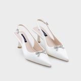 Giày Nữ Cao Gót Bít Mũi Nhọn CHRISTINA-Q GBN472K