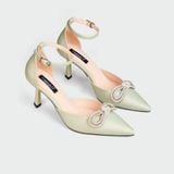 Giày Nữ Cao Gót Bít Mũi Nhọn CHRISTINA-Q GBN382H