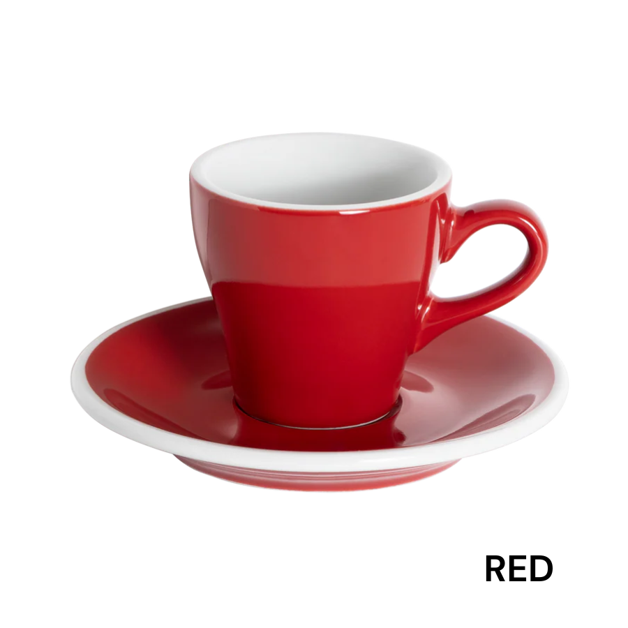 Ly sứ dáng Tulip 80ml Espresso Cup & Saucer