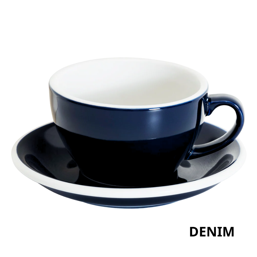 Ly sứ Egg 300ml Café Latte Cup & Saucer