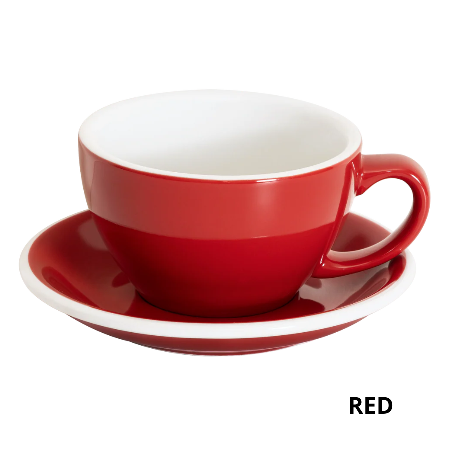 Ly sứ Egg 150ml Flat White Cup & Saucer có kèm đĩa Loveramics (màu cơ bản)