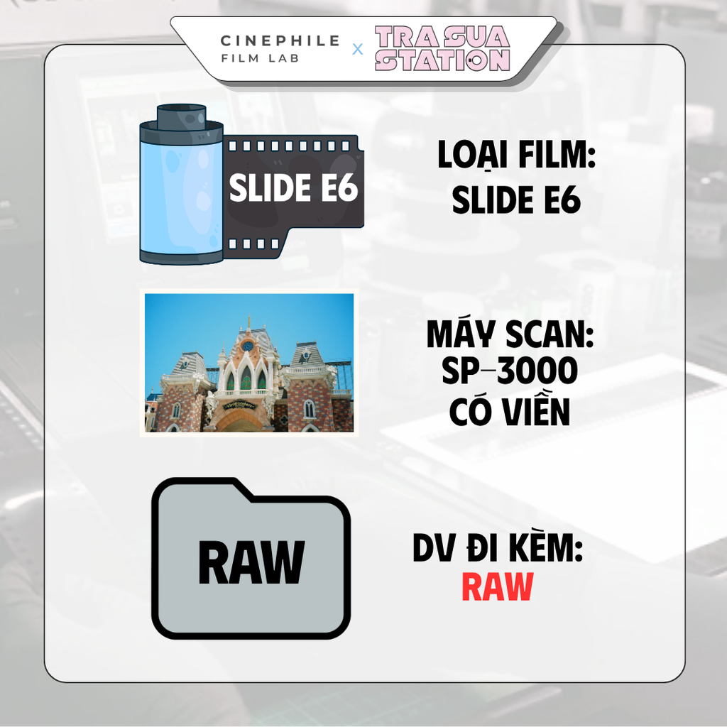 Tráng film Cinephile x Trà Sữa Station